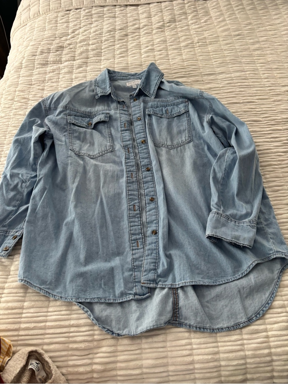 Sofia Jeans Light Blue Denim Shirt Jacket - - Picture 3 of 4